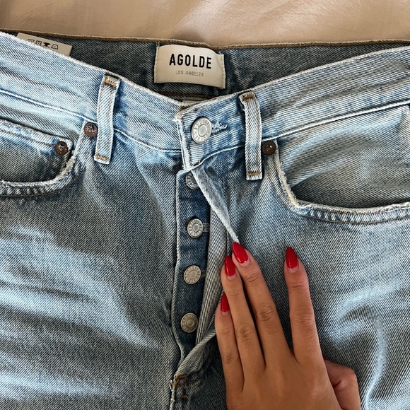 AGOLDE Riley High Rise Straight Crop - Picture 4 of 11